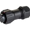 Złącze okrągłe 3-pinowe Standard Kabel Wtyk RS PRO Żeńskie IP68 SP17