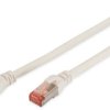 Patch cable, RJ45 plug, straight to RJ45 plug, straight, Cat 6, S/FTP, LSZH, 10 m, white, DK-1644-100/WH