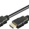 Kabel HDMI HDMI 2.0 Goobay Goobay 61160 HDMI Kabel Highspeed 4K Bildschirmkabel Monitor Verlängerung 3m 61160, HDMI-A do