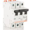 Wyłącznik nadprądowy MCB, Typ D, 3-biegunowy, 4A, 230V, na szynę DIN, Lovato, P1MB
