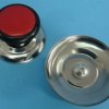 GAŁKA STALOWA DO POKRYWKI CZERWONA