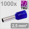 TRU COMPONENTS TC-13377208 Końcówka rurkowa T24C017, z częściową izolacją , 2.5 mm², 1000 szt.