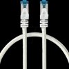 CCTB85321AL10 Patch cable, Cat.6a, S/FTP, braided, 1 m, silver