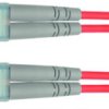 FO duplex patch cable, LC to LC, 10 m, OS2, singlemode 9/125 µm, 100011527