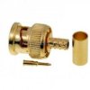 WT BNC zaciskowy 50 Ohm RG 58 4mm złoty