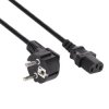 Kabel zasilający Akyga AK-PC-08C CU 3x1mm² CEE 7/7 / IEC C13 10m