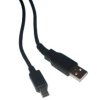 Przewód wtyk USB A - wtyk USB mini 1,5m do Canona szary