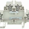 Multi level terminal block, spring balancer connection, 0.5-2.5 mm², 20 A, 6 kV, dark beige, 1689960000