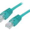 Patch cord U/UTP, Cat 5e, wtyk RJ45 z obu stron, linka, CCA, 3m PP12-3M/G