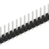 Pin header, 15 pole, pitch 2.54 mm, straight, black, 10053923