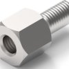 Hexagon spacer bolt, external/internal thread, M4/M4, 8 mm, steel, 971080471