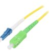 SCA-LCU/OS2-050YL Patch cord światłowodowy OS2 LC/UPC,SC/APC 5m LSZH żółty