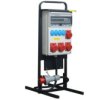 Rozdzielnica budowlana na stojaku IP 44 ERB63AWN1L 17150 63A 4xGS 250V 2xCEE 16A 5P 2xCEE 32A 5P LICZNIK