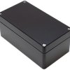 Polyester enclosure, (L x W x H) 220 x 120 x 90 mm, black (RAL 9005), IP66, 1590ZGRP123BK