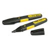 Stanley 1-47-314 Black Chisel Tip Markers (2)