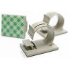 Clamp, max. bundle Ø 9 mm, PA, light gray, self-adhesive, (L x W x H) 25.3 x 25.2 x 13.5 mm, BYB-5-12H4104