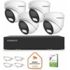 Zestaw do monitoringu IP Easycam 4 kamery z POE EC-IP-D5MP30DL-W 5MPx