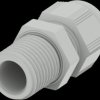 Cable gland, M16, Clamping range 2 to 6 mm, IP68, light gray, 1SNG601025R0000