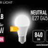 Żarówka LED E27 G45 7.2W 840lm 4000K klasa E Forever Light