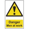 Scan 4104 Danger Men At Work - PVC 400 x 600mm
