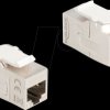 90718 Keystone Module coupler RJ45 jack to RJ45 jack Cat.6A shielded