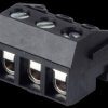 RND 205-00211 Pluggable screw terminal - 3-pole, contact spacing 5 mm, 0°/90°