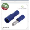 Quadrios 23C491 Bullet Connector 1.5-2.5mm² Blue 100pcs Inc. Plugs/Sockets
