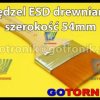 Pędzel ESD do topników i past 54mm drewniany