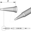 C115106 C115 soldering tip, round, C115106/diameter 0.5 mm, straight