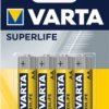 Bateria alkaliczna VARTA LR06 AA 1,5V SUPERLIFE; blister; 4 szt.