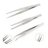 3 pcs Tweezers Set - Modeling Tweezers 00801 - Stainless Steel