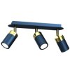 Lampa sufitowa JOKER NAVY BLUE/GOLD 3xGU10 MLP7724 Milagro