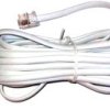 KAB55.2RJ11 Kabel telefoniczny, czterożyłowy wtyk (PLUG) - wtyk (PLUG) 6p4c 2m (telefon-gniazdko)