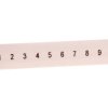 Oznacznik do złącz szynowych, opisówka ZB 5 numerowana od 1-10 kolor biały /10szt./
