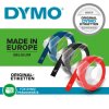 S0847750 DYMO embossed tape/embossed label, 9 mm, in black, red and blue
