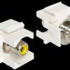 86306 Keystone RCA socket > RCA socket, yellow