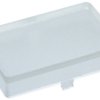 Aperture, rectangular, (L x W x H) 20.85 x 14 x 5.5 mm, transparent, for short-stroke pushbutton, 5.46.681.023/1002