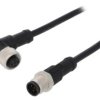 M12A05ML12AFRSDA05 Kabel do czujników/automatyki 5PIN M12-M12 0,5m wtyk wtyk