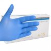Rękawiczki Jednorazowe Diagnostyczne Nitrylowe Bezpudrowe Niebieskie 100 szt. Rozmiar S