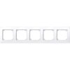 Ramka pięciokrotna, Merten M-Plan, biały active