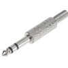 Wtyk JACK 6.3mm stereo metal