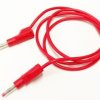 PPS450-R przewód pomiarowy bananowy bezpieczny czerwony 4mm