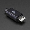 Adafruit USB DIY Slim Connector Shell - MicroB Plug
