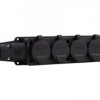 Listwa gumowa 4x230V 16A IP54 czarna