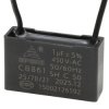 Kondensator rozruchowy do silnika 1µF 450VAC, CBB61, przewody 20 cm, 36 × 11 × 22 mm, EPERS