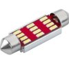 Żarówka samochodowa LED 12V-24V rurkowa 41mm, 12xSMD3014 biała, CANBUS; Vipow