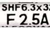 Microfuse 6.3 x 32 mm, 5 A, F, 400 V (DC), 500 V (AC), 1.5 kA breaking capacity, 8020.5075
