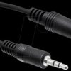 84002 Stereo Jack Extension Cable 3.5 mm 3 pin male > female 3 m black