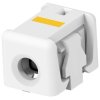 Connector, 1 pole, pitch 0.16 mm, straight, natural, 2106003-1