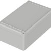 ABS enclosure, (L x W x H) 200 x 120 x 77 mm, light gray (RAL 7035), IP65, 63221200